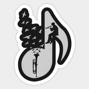 Musical - Bugle Sticker